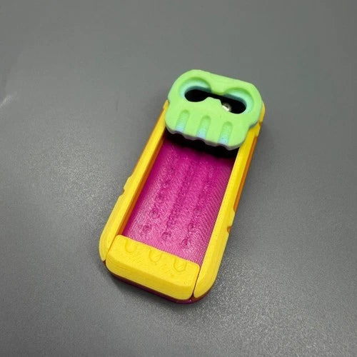 Minimalist 3D Plastic EDC Fidget Slider Mechanical Portable 2-in-1 Fidget Toy 07FC0E-D4 - KOEEK
