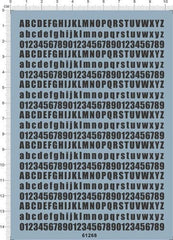 5mm Heigh Numbers Letters Military Model Kit Markings Water Slide Decal Black 07FC0E-D4 - KOEEK