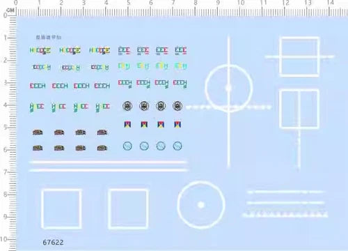1/350 US NAVY Ticonderoga-class Guided-missile Cruiser Marking Water Slide Decal 07FC0E-D4 - KOEEK