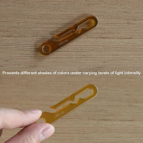 EDC CNC PEI Creative Keychain Belt Hanging Simple Fashion Keyring Pendant Tool 07FC0E-D4 - KOEEK