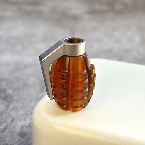 EDC Titanium + Ultem PEI Parachute Cord Knife Bead Pendant Lanyard DIY Keychain 07FC0E-D4 - KOEEK