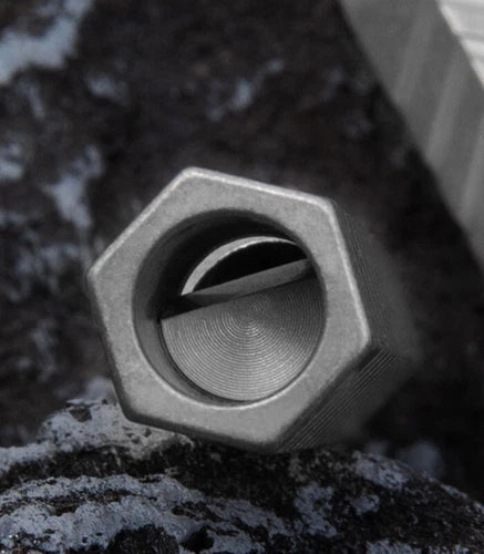 Hot Titanium Alloy Portable Keychain Treble Whistle Pendant Outdoor Survival EDC 07FC0E-D4 - KOEEK