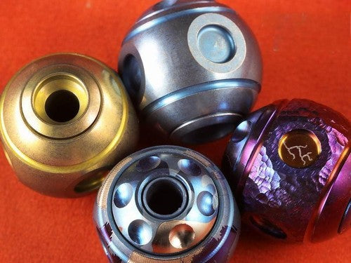 Titanium Knife Lanyard Bead Paracord Necklace Pendant Fidget Spinner EDC Charm 07FC0E-D4 - KOEEK