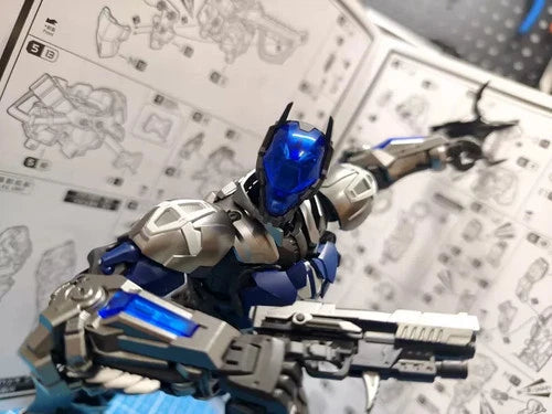 HEMOXIAN 1/10 Batman Arkham Knight Action Figure Plastic Model Kit In Stock HEMOXIAN - KOEEK