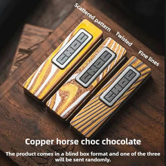 Limited ！！！1pc LAUTIE CHOC Mechanical Metal Direct Push Fingertip Push Card Gift 07FC0E-D4 - KOEEK