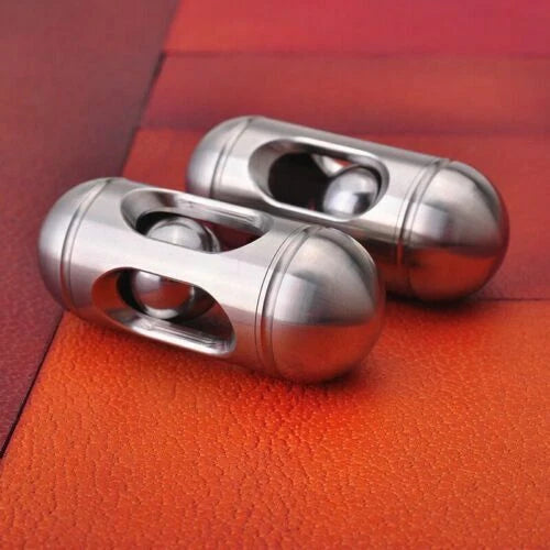 Stainless Steel Metal Decompression Toy EDC Carry Boring Toys Play Tool 07FC0E-D4 - KOEEK