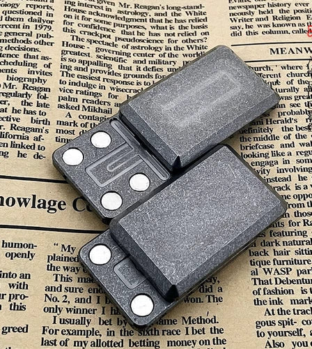 Titanium Alloy Gyro Ratchet Decompression EDC Toy Fingertip Fidget Slider Clicke 07FC0E-D4 - KOEEK