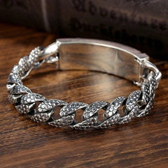 Handmade Men's Dragon Bracelet Vintage Style Jewelry 07FC0E-D4 - KOEEK