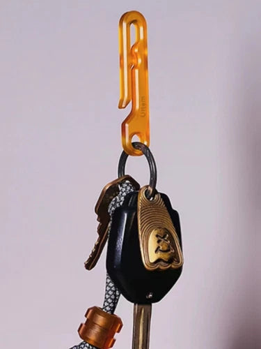 EDC CNC PEI Creative Keychain Belt Hanging Simple Fashion Keyring Pendant Tool 07FC0E-D4 - KOEEK
