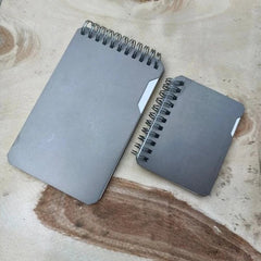 EDC Titanium Alloy Notepad Portable Recyclable Tools Outdoor Camping Gear Tools 07FC0E-D4 - KOEEK