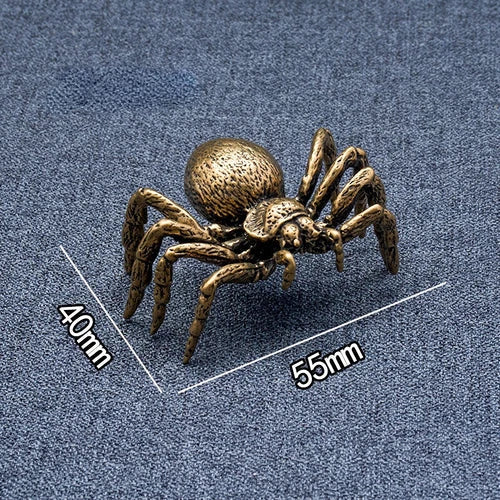 Animal Figurines Brass Spider Figurine Statue House Office Table Decoration Toys 07FC0E-D4 - KOEEK