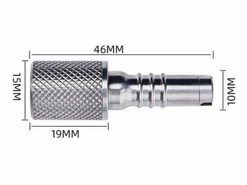 EDC Titanium Portable Keychain Waterproof Box Sealed Container Outdoor Pendant# 07FC0E-D4 - KOEEK