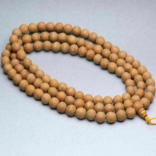108  14mm Tibetan Buddhist Bodhi Prayer Pearl Mala Necklace - 07FC0E-D4 - KOEEK