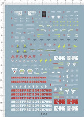 Zoids RZ-046 Shadow Fox Model Kit Water Decal 07FC0E-D4 - KOEEK