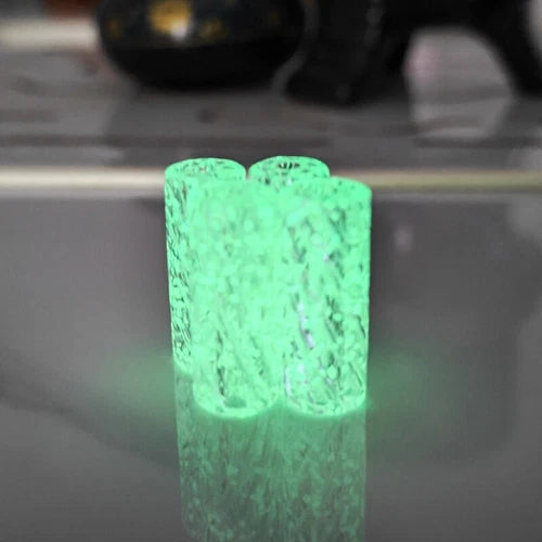 2Pcs/box D12H30Mm 7 Holes Glow In Dark Effec Glass Filter Tips 07FC0E-D4 - KOEEK