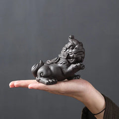 China Yixing Zisha Tea Pet Purple Clay Mythic Animals Home Decoration 07FC0E-D4 - KOEEK