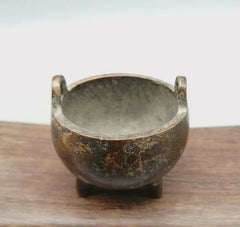 Retro Bronze Censer Ornament Mini Incense Burner Chinese Collectible Hand-carved 07FC0E-D4 - KOEEK