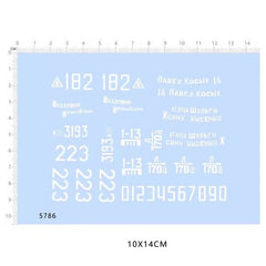 1/35 Byelorussian Front Russia T34-85 Soviet medium Tank White Water Slide Decal 07FC0E-D4 - KOEEK