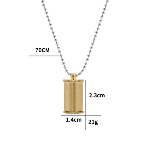 Vintage Telescopic Women Lady Slim Cigarette Extendable Holder Pendant Necklace 07FC0E-D4 - KOEEK