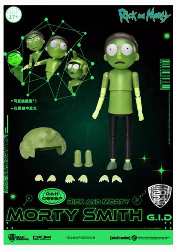 Beast Kingdom Rick and Morty Morty Luminous Edition Action Figure In Stock BEAST_KINGDOM - KOEEK