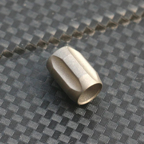 EDC Titanium Alloy Knife Bead Parachute Cord Lanyard Pendant Bead DIY Keychain 07FC0E-D4 - KOEEK