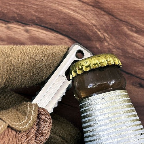 TITANER Titanium Pry Bar Crowbar Multi Tools Ruler Bottle Opener Outdoor EDC TITANER - KOEEK