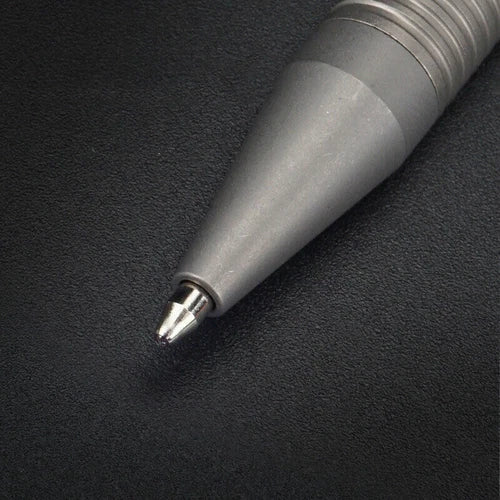 Titanium Pocket Ball Pen Ballpoint Pen Office Signature Students Pen Outdoor EDC 07FC0E-D4 - KOEEK
