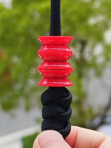 Resin Knife Lanyard Bead Necklace Paracord Pendant Bracelet Making Bead EDC Red 07FC0E-D4 - KOEEK