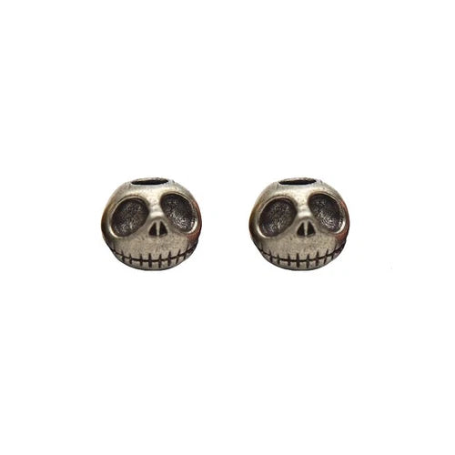 Punk Pumpkin Skull Head Brass Knife Bead Lanyard Pendant EDC Paracord DIY 07FC0E-D4 - KOEEK