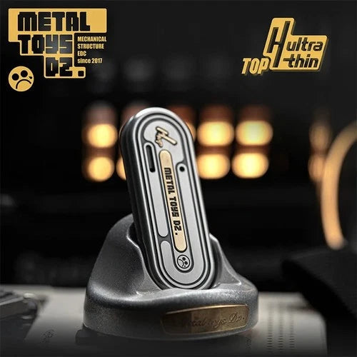 Portable Dz TOP H Mechanical Push Slider Fidgets Slider Metal Toy Cool Toys Gift 07FC0E-D4 - KOEEK