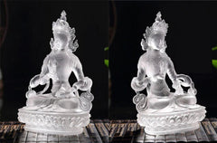 4.7" BLESSED CRYSTAL STATUE VAJRASATTVA LORD OF PURIFIED MIND COLLECT 07FC0E-D4 - KOEEK