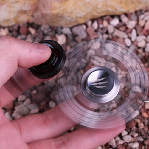Six Cylinders Fidget Spinner Stainless Steel Hand Spinner Adult EDC Fidget Toys 07FC0E-D4 - KOEEK