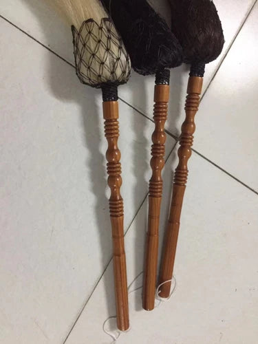 REAL Horse Tail Fly Whisk Swatter TV prop Martial Arts Buddhist Horsetail 07FC0E-D4 - KOEEK