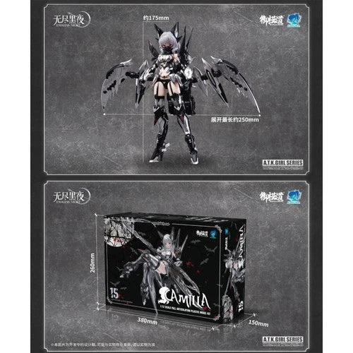 E-Model Endless Night A.T.K. Girl Vampire Camilla 1/12 Assembly Model Kit ! E-MODEL - KOEEK