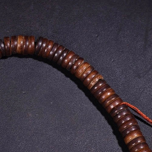 Tibetan 108 Beads Mala Bracelet 10mm Buddhist Prayer Bead Necklace Vintage Gift 07FC0E-D4 - KOEEK