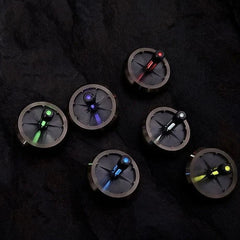 Titanium Brass Spinning Top Desktop Spinner Gyro Fidget Toy Glow in the Dark EDC 07FC0E-D4 - KOEEK