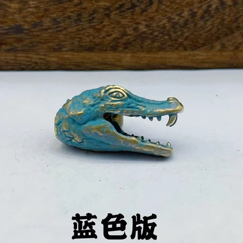 Crocodile Head Brass Bead Parachute Cord Knife Lanyard Pendant DIY Accessories 07FC0E-D4 - KOEEK
