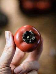 Tea Pet Table Pet Purple Clay Teapet Persimmon From Yixing Tea Set Decoration 07FC0E-D4 - KOEEK