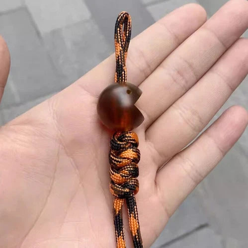 EDC Ultem PEI Parachute Cord Knife Bead Keychain Pendant Lanyard DIY Tool 07FC0E-D4 - KOEEK