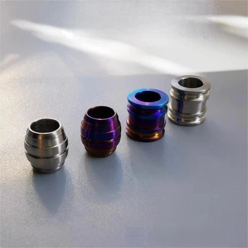 Titanium Knife Lanyard Bead Paracord Necklace Pendant Bracelet Making EDC Beads 07FC0E-D4 - KOEEK