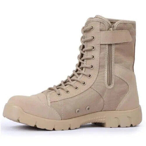 2023 Men's Boots Lace Up Outdoor Shoes Camo Tactical Boots HOT 07FC0E-D4 - KOEEK