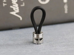 Titanium Knife Lanyard Bead Paracord Keychain Pendant Zip Pull EDC Accessories 07FC0E-D4 - KOEEK