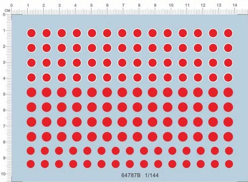 1/144 Red Dot Sun Japan fighter roundel Model Kit Water Slide Decal 07FC0E-D4 - KOEEK