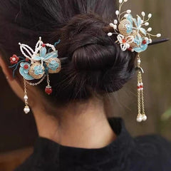 Chinese Style Hairpin Ancient Chinese Women Hanfu Hairpin  Chinese Style Pair 07FC0E-D4 - KOEEK