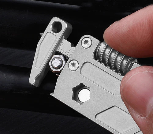 EDC Titanium Alloy Multi Tools Adjustable Wrench Pocket Outdoor Camping Keychain 07FC0E-D4 - KOEEK