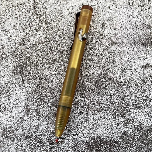 PEI Polyetherimide Titanium Bolt Action Pen Signature Writing BallpointPenEDC 07FC0E-D4 - KOEEK