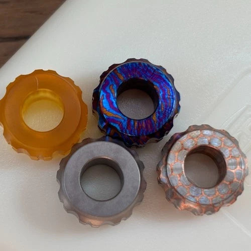 PEI Titanium Lanyard Bead EDC Necklace Paracord Pendant Bracelet Making Bead 07FC0E-D4 - KOEEK