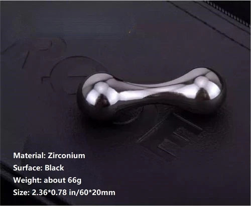 Titaniun Zirconium Knuckle Fidget Toy Finger Knucklebone Skill Toy Begleri EDC 07FC0E-D4 - KOEEK