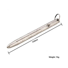 EDC Stainless Steel Pocket Ball Pen Ballpoint Pen Office Signature Outdoor Tool 07FC0E-D4 - KOEEK