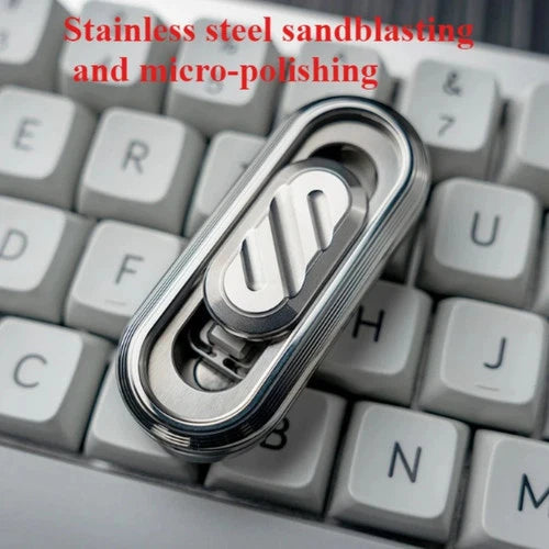 Haptic Slider Popping Zirconium EDC Mechanical Metal Tuning Fork Fidget Toy Gift 07FC0E-D4 - KOEEK